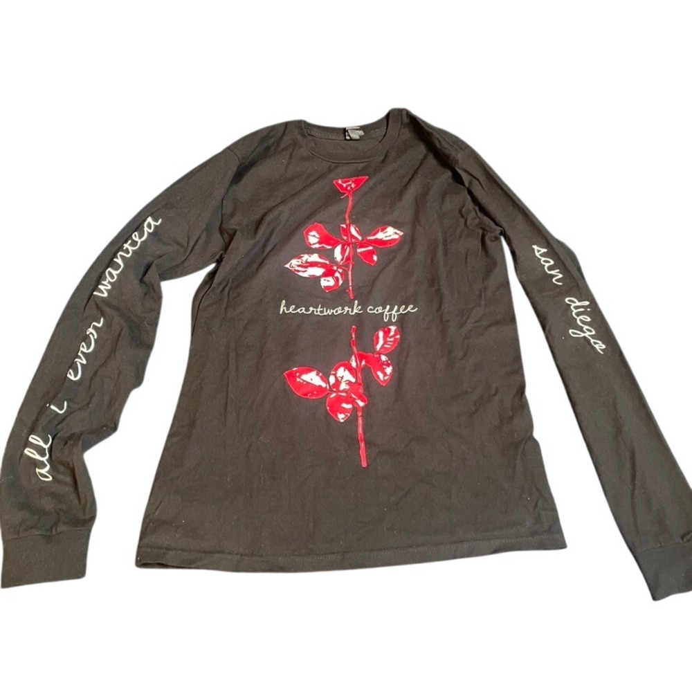 Heartwork Coffee San Diego Graphic Long Sleeve All‎ I Ever Wanted Black Small